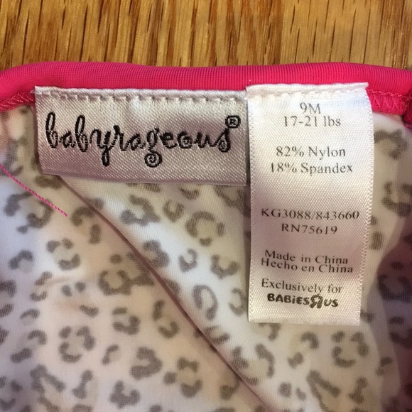 3/$10 - Animal Print Bathing Suit - 9 Months - Picture 3 of 3